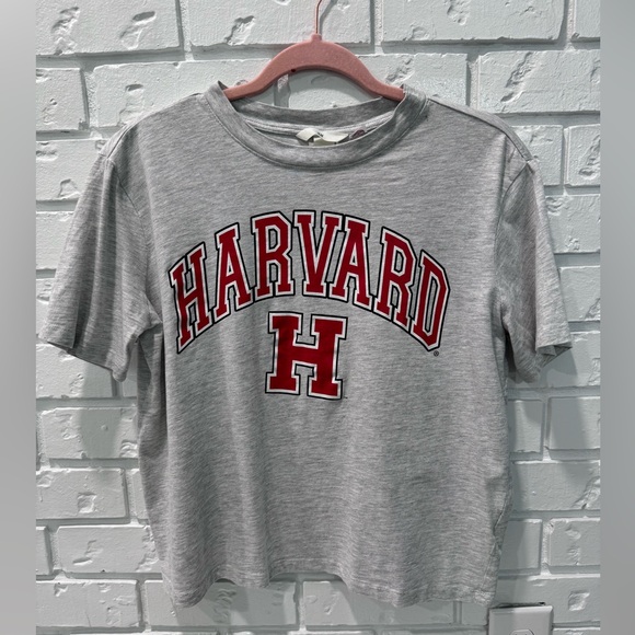 H&M Harvard Crop T Med - Picture 1 of 3